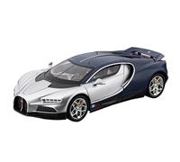 Modèle réduit de Voiture de Sport Bugatti à l'échelle 1:24, modèle en métal moulé sous Pression, Objet de Collection for Adultes.(Silver)