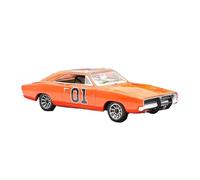 Modèle Réduit De Voiture Dodge Charger 1969 General Lee Red en Résine 1:43 Collection Souvenir Décoration Voiture Miniature De Collection