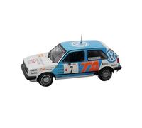 Modèle Réduit De Voiture en Alliage De Simulation Volkswagen Golf GTI WRC 1987 Souvenir De Collection Échelle 1:43 Voiture Miniature De Collection