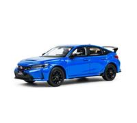 Modèle réduit de Voiture en Alliage Honda Civic Type R FL5 à l'échelle 1/64, pièce de Collection Statique.(Blue)