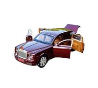 Modèle Réduit De Voiture en Alliage Moulé sous Pression 1:24 pour Rolls-Royce Phantom(Claret)