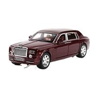 Modèle Réduit De Voiture en Alliage Moulé sous Pression 1:24 pour Rolls Royce Phantom(Red)