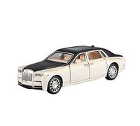 Modèle Réduit De Voiture en Alliage Moulé sous Pression À L'échelle 1:24 pour Rolls-Royce Phantom(White)