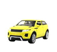 Modèle Réduit De Voiture en Alliage Moulé sous Pression, Échelle S 1:32, pour Land Rover Evoque(Yellow)