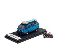 Modèle Réduit De Voiture en Alliage pour Volkswagen T3 Version Basse avec Jantes BBS Et Accessoires Échelle 1:64 Réplique de Véhicule