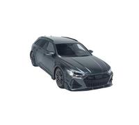 Modèle Réduit De Voiture en Résine ABT RS6-R Berline Noire À L'échelle 1 18, Kit De Jouets, Cadeau De Vacances, Jouets Non RC