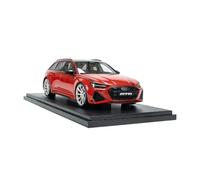 Modèle Réduit De Voiture en Résine pour RS6 (C8) 2021 SUV Coupé Rouge 1 18, Kit De Jouets, Cadeau De Vacances, Collection De Loisirs Jouets Non RC