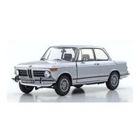 Modèle Réduit De Voiture - Kyosho - Bmw 2002 Tii 1972 - Argent - Intérieur - 1:18