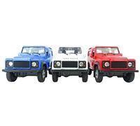 Modèle réduit de voiture Land Rover Defender 4 pouces - Couleurs assorties