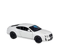 Modèle Réduit De Voiture Moulé sous Pression en Métal Classique, Échelle 1:24, pour Bentley Continental Décorations de Collection(White)