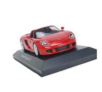 Modèle Réduit De Voiture Porsche Carrera GT 2003 Décapotable Rouge en Alliage, Échelle 1:43, Jouet Décoratif, Collection Loisirs Jouets Non RC