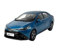 Modèle Réduit De Voiture Toyota Levin Dual Engine en Alliage Bleu À L'échelle 1:18 Berline De Collection