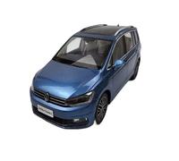 Modèle Réduit De Voiture Volkswagen Touran L Bleu/Orange/Marron en Alliage Échelle 1:18 Multicolore(Blue)