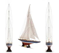 Modèle Réduit En Bois De Yacht J-Class Endeavour America's Cup 1934 1:75 OcCre