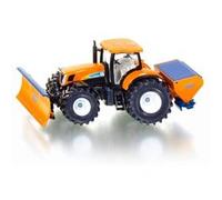 Modèle réduit en métal : tracteur avec lame et épandeur de sel siku G