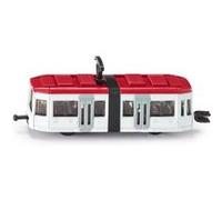 siku 1011, Train de Banlieue, métal/plastique, Blanc/rouge, Attelages standard siku pour accouplement avec d'autres trains