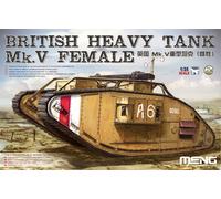 Modèle Réduit En Plastique MENG Du Char Lourd Britannique Mk.V Femme 1:35