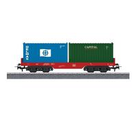 Modèle réduit - Märklin - Wagon porte-conteneurs - HO (1:87) - Multicolore - 1 pièce