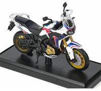 ModèLe RéDuit Moto Course Alliage L'éPour Chelle 1/18 MéTal Moulé sous Pression Jouet Sport Rue Cadeau pour Honda Africa Twin Dct(White)