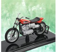 ModèLe RéDuit Moto Course pour Harley-Davidson Xr750 1972 éPour Chelle 1:18 Alliage Collection Jouets