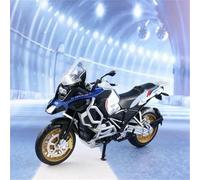 ModèLe RéDuit Moto L'éPour Chelle 1:12 Moulé sous Pression Jouet Simulation Course Portable pour Les Doigts pour BMW R1250 GS(Bleu)