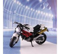 ModèLe RéDuit Moto pour Ducati pour Monster 795 Alliage L'éPour Chelle 1/18 Jouet DéCoration Gâteau(White)