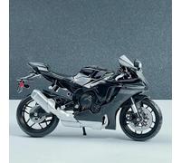ModèLe RéDuit Moto pour Yamaha YZF-R1 L'éPour Chelle 1:12 Alliage Moulé sous Pression - Collection Cadeau d'anniversaire(Black- Silver)