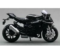 ModèLe RéDuit Moto Tout-Terrain pour Yamaha YZF-R1 L'éPour Chelle 1/18 Alliage Moulé sous Pression Jouet Cadeau(Black- Silver)