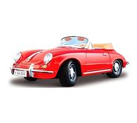 BBurago Voiture miniature Porsche 356 B Cabriolet 1961 Métal Die-cast Échelle 1:24 Noir