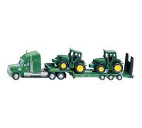 Modèle réduit - SIKU - Camion avec tracteurs John Deere 1:87 - Jouet en métal pour enfant