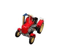 Modèle réduit Tracteur agricole en résine à l'échelle 1:87 Jouet ou Voiture Souvenir pour Adulte Objet Statique Voiture Miniature Collection
