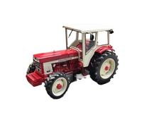 Modèle réduit Tracteur agricole IH1046 en Alliage moulé sous Pression à l'échelle 1/32 pour décoration Bureau Statique Voiture Miniature Collection