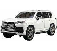 Modèle réduit Voiture Alliage moulé sous Pression l'épour Chelle 1:24 pour SUV pour Lx600 - Collection modèles réduits véhicules métal Fini élégant(White)