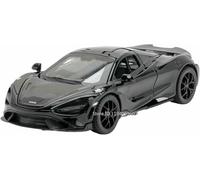 Modèle réduit Voiture Alliage moulé sous Pression l'épour Chelle 1:32 pour McLaren 720S (765L) - Portes ouvrantes réalistes Collection modèles Finis(for 765lt Black)
