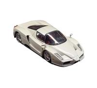 Modèle Réduit Voiture Collection Ferrari en Alliage À L'échelle 1/64 Véhicule Classique Métal Souvenir Loisirs Créatifs Miniature De Collection(White)
