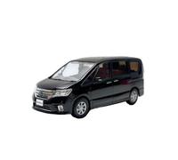 Modèle Réduit Voiture Nissan Serena Noire À L'échelle 1:43 Métal Moulé sous Pression Exposer Ou Présenter comme Souvenir