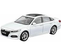 Modèle réduit Voiture pour Accord Alliage moulé sous Pression l'épour Chelle 1:24 kit Maquette véhicule Objet Collection Souvenir(White)