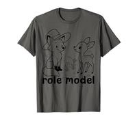 Modèle Renard et cerf T-Shirt