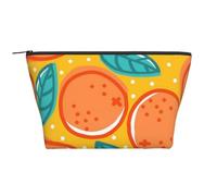Modèle rétro avec des Oranges, Trousse de Toilette Trousse de Maquillage Sac à cosmétiques Trousse de Toilette de Voyage Portable