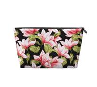 Modèle sans Couture avec Fleur De Magnolia, Trousse de Toilette Trousse de Maquillage Sac à cosmétiques Trousse de Toilette de Voyage Portable
