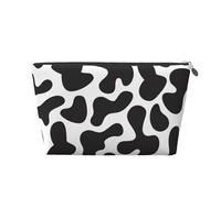 Modèle sans Couture avec Vache Tachetée, Trousse de Toilette Trousse de Maquillage Sac à cosmétiques Trousse de Toilette de Voyage Portable