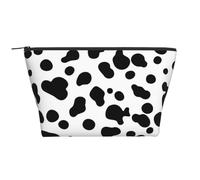 Modèle sans Couture De Chien Dalmatien Ou Texture De Peau De Vache, Trousse de Toilette Trousse de Maquillage Sac à cosmétiques Trousse de Toilette de Voyage Portable