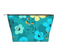 Modèle sans Couture De Fleurs De Printemps, Trousse de Toilette Trousse de Maquillage Sac à cosmétiques Trousse de Toilette de Voyage Portable