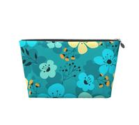 Modèle sans Couture De Fleurs De Printemps, Trousse de Toilette Trousse de Maquillage Sac à cosmétiques Trousse de Toilette de Voyage Portable