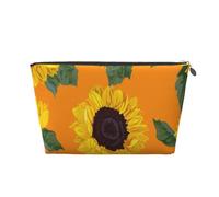 Modèle sans Couture de Tournesol, Trousse de Toilette Trousse de Maquillage Sac à cosmétiques Trousse de Toilette de Voyage Portable