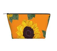 Modèle sans Couture de Tournesol, Trousse de Toilette Trousse de Maquillage Sac à cosmétiques Trousse de Toilette de Voyage Portable
