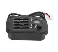 Modèle SE-4N de Micro égaliseur 4 Bandes avec Accordeur intégré Prises de Sortie 6.35mm/XLR pour Contrôle des Aigus de Guitare Folk Classique