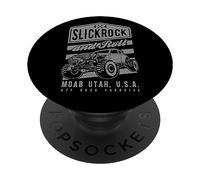 Modèle Slickrock and Roll Moab Utah Offroad Rock Crawler 4x4 PopSockets PopGrip Adhésif