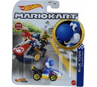 Modèle STANDARD KART De YOSHI BLEU FONCÉ Violet SUPER MARIO 1:64 Hot Wheels