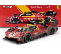 MODÈLE STATIQUE DIECAST DIECAST BURAGO 1/18 FERRARI 499P DIRTY WINNER LE MANS...